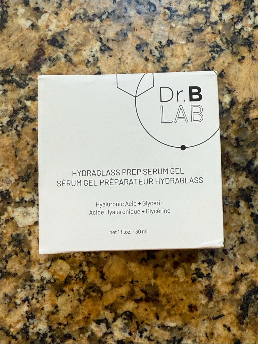 Dr Brandt Hydraglass Prep Serum Gel Full Size Glass Skin Hyaluronic Acid NIB